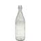 BOTTIGLIA COSTOLATA 1000 ML BIANCA TAPPO AUTOMATICO  